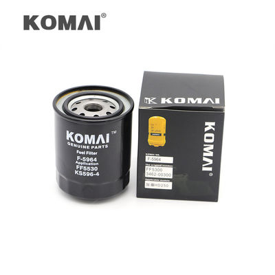 Lọc nhiên liệu máy xúc Komatsu F-5964 129907-55800 py26458504 f 5964 komatsu fuel filter 100 80mm size 129907 55800 iso9001 approval